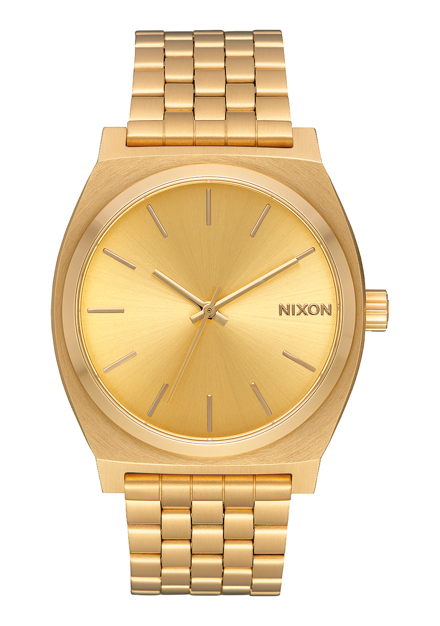 Time Teller Watch All Gold Gold Unisex Stainless Steel Analog Nixon EU