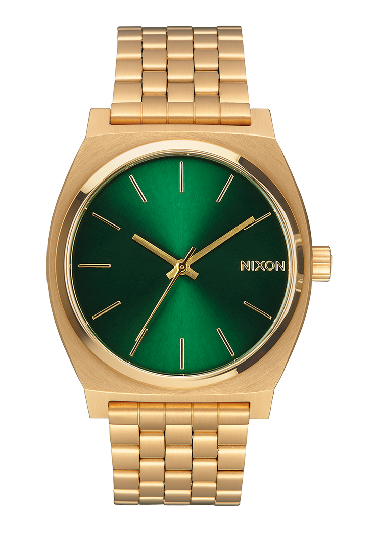 Time Teller - Gold / Green Sunray