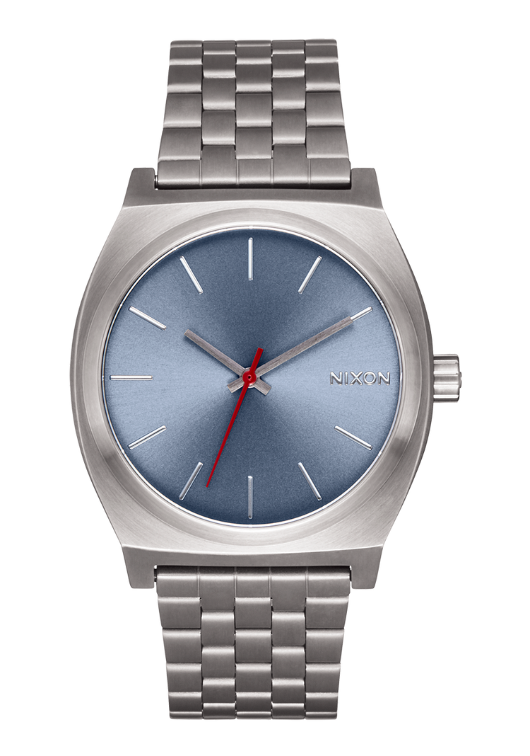 
Nixon Time Teller Watch - Analog - Light Gunmetal / Dusty Blue - View 1
