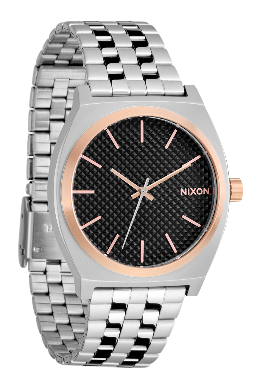 Time Teller - Silver / Rose Gold / Black View 2