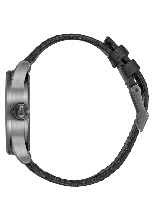 Sentry Leather - Gunmetal / Black