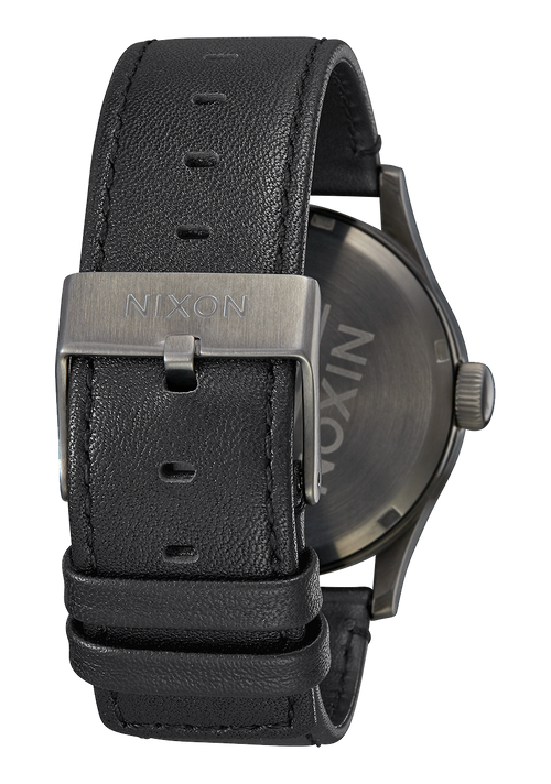 Sentry Leather - Gunmetal / Black