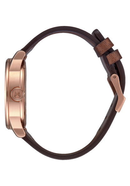 Sentry Leather - Rose Gold / Burgundy / Brown View 2