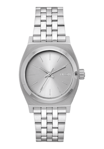 
Nixon Medium Time Teller Watch - Analog - All Silver - View 1