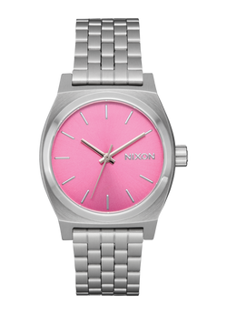 Medium Time Teller - Silver / Pink