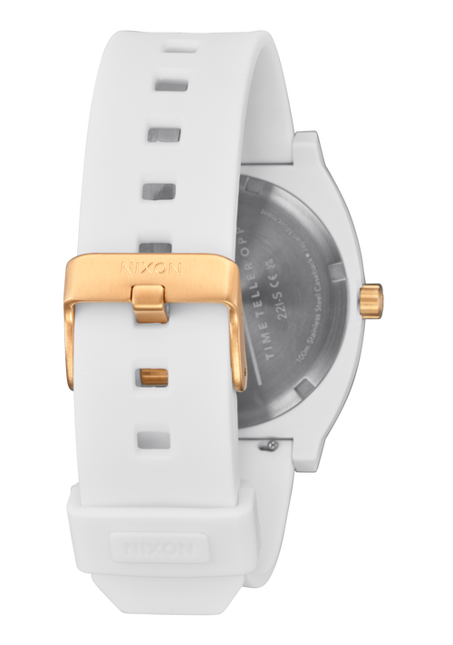 Time Teller OPP - White / Matte Gold