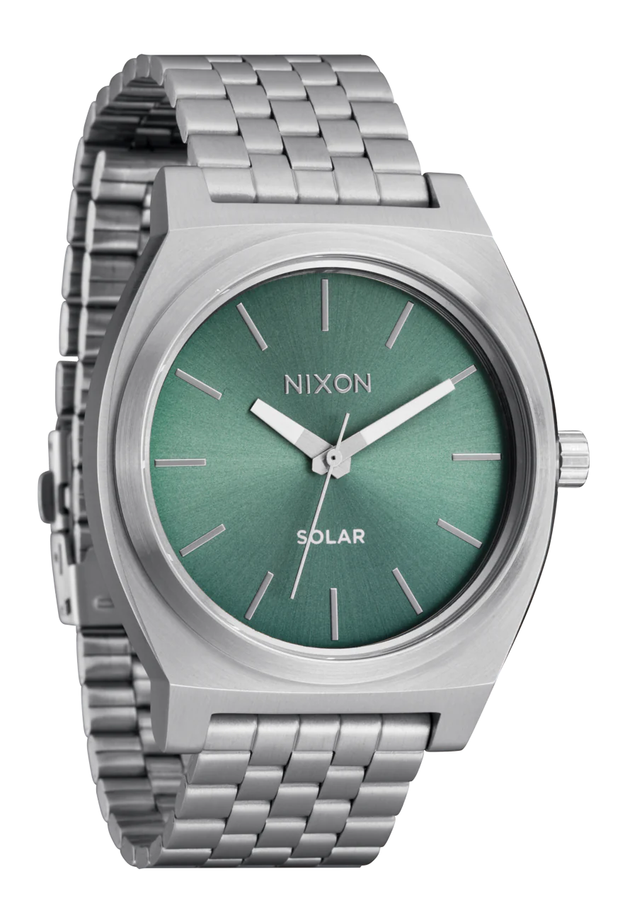 Green Nixon Time Teller Solar