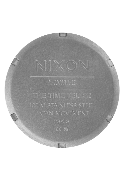 Time Teller Leather - Lt Gunmetal / Basalt / Sienna