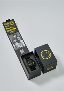 
Nixon Nirvana Sentry Wobble Watch - Analog - Matte Super Black/Black-Yellow - View 6