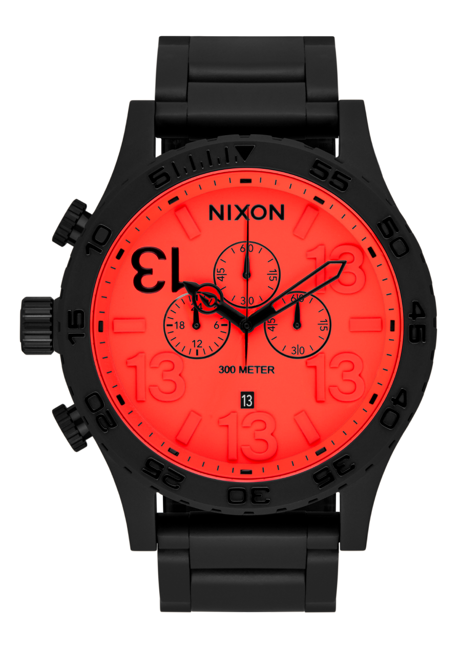 51-30 Chrono Friday the 13th Edition - Super Black / Neon Red / EU View 1