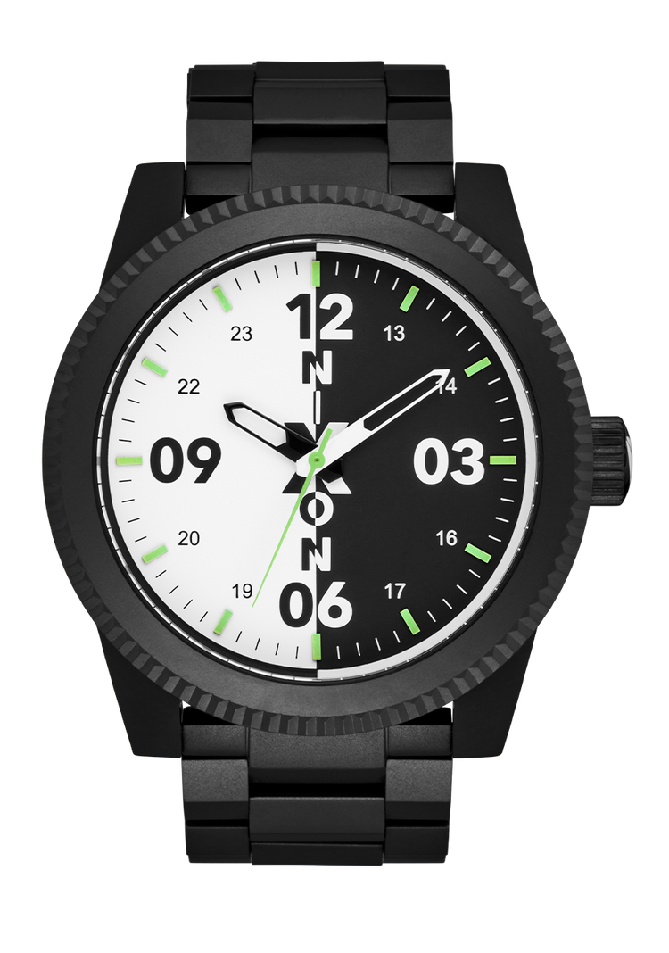 Corporal Stainless Steel - Black / White / Black