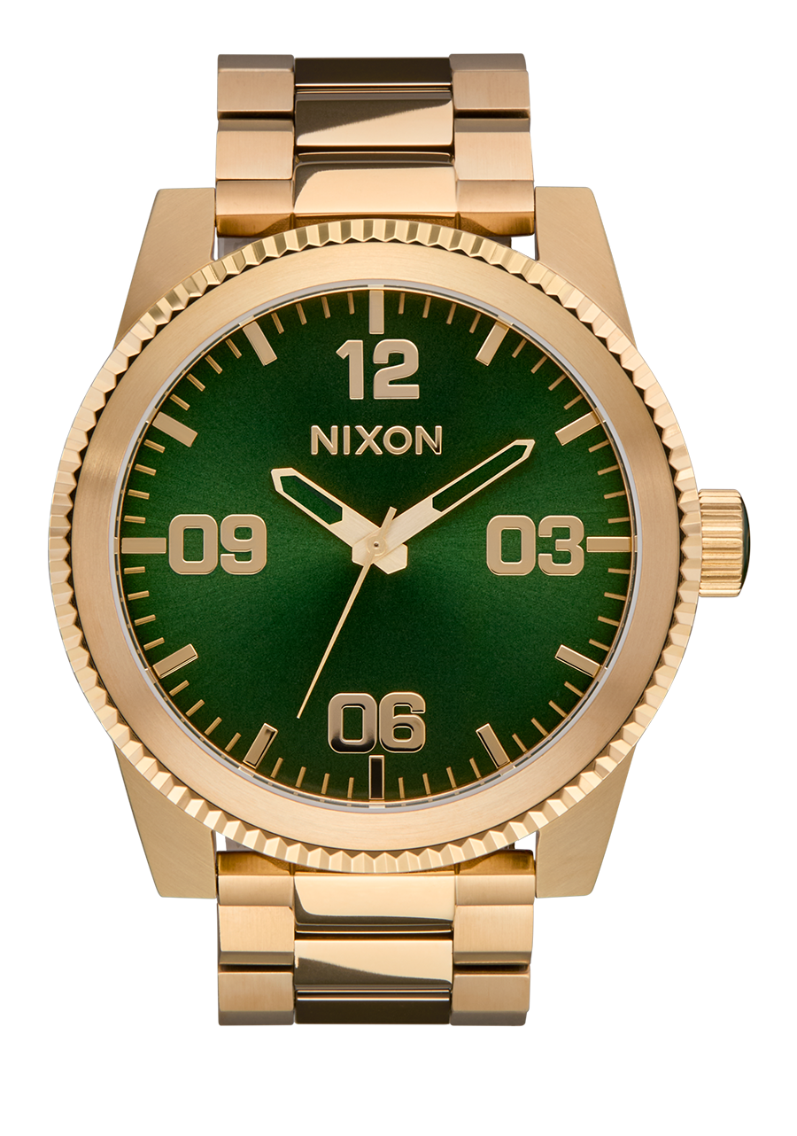 Corporal Stainless Steel - All Gold / Green Sunray View 1