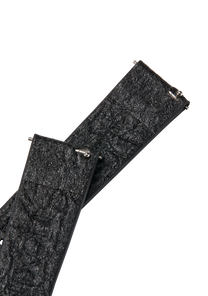 16mm Pineapple Leather Band - Black View 4