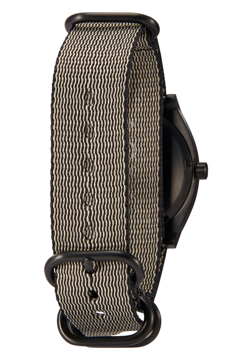 20mm Nylon #TIDE One Piece Band - Khaki / Black