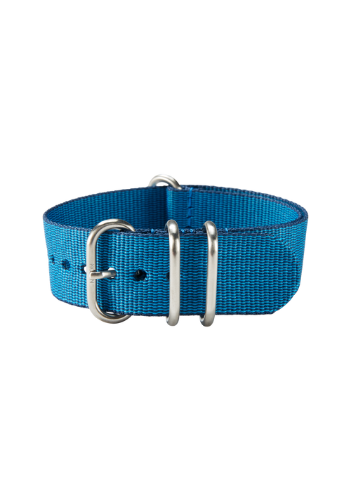 20mm Nylon #TIDE One Piece Band - Navy / Blue