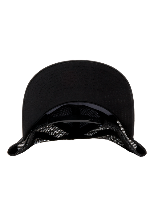 Iconed Trucker Hat - Black / Black