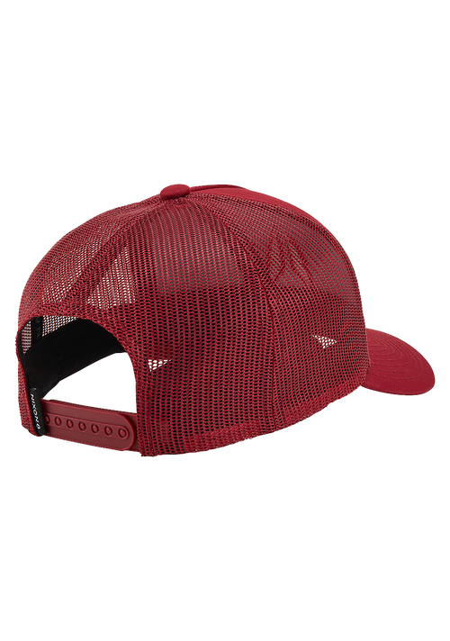 Iconed Trucker Hat - Burgundy