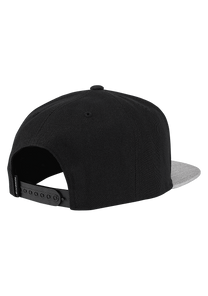 Exchange Snapback Hat - Black / Heather Gray View 2