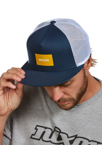 Team Trucker Hat - Midnight Blue / Dark Yellow View 6