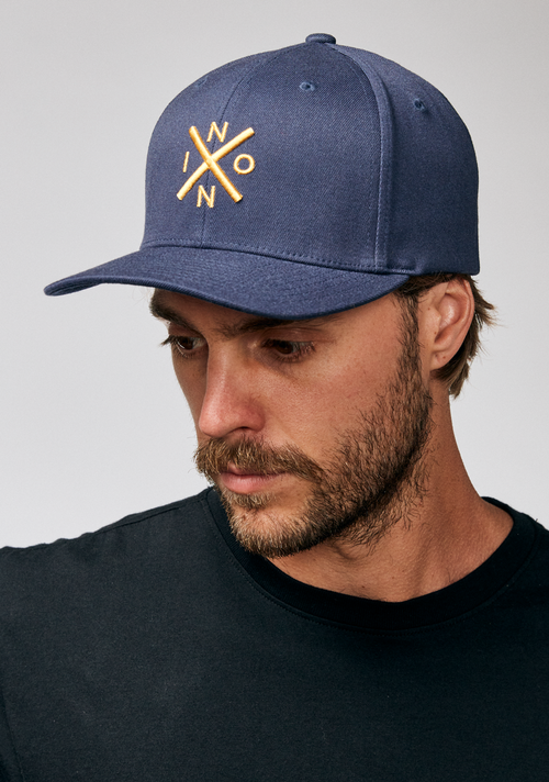 Exchange Flexfit Hat - Navy / Gold