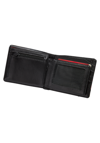 Pass Leather Coin Wallet - Black View 2