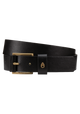 Americana Vegan Belt - Black / Gold