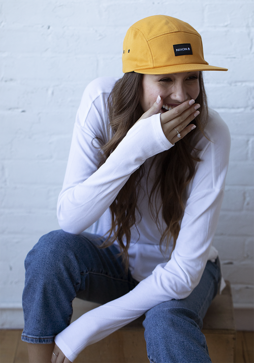 Mikey 5 Panel Hat - Yellow