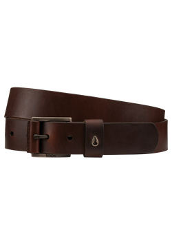 Americana Leather Belt - Dark Brown