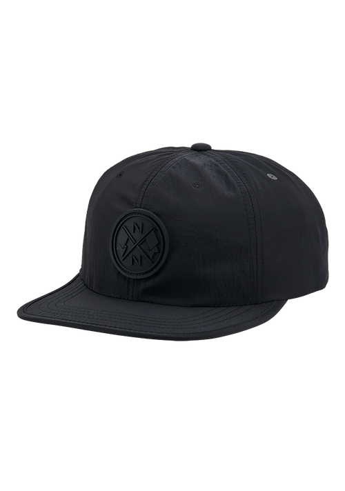 Flight Strapback Hat - Black