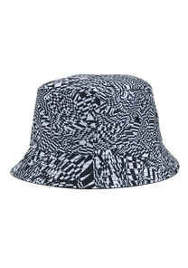 Undercover Bucket Hat - Black Digi Glitch View 2