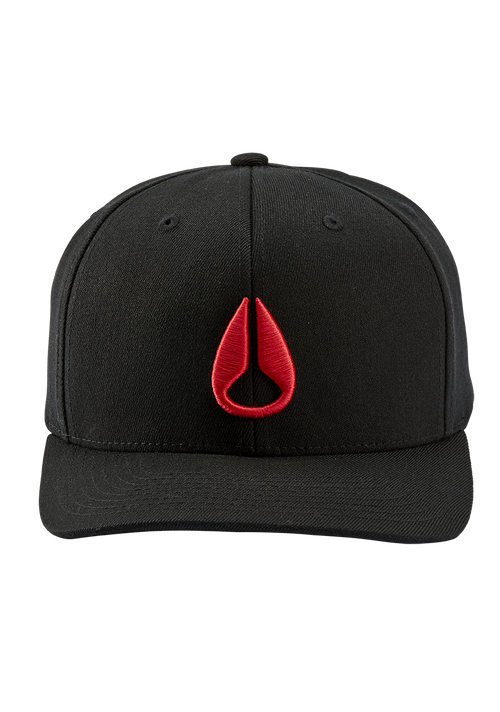 Deep Down Snapback - Black / Red