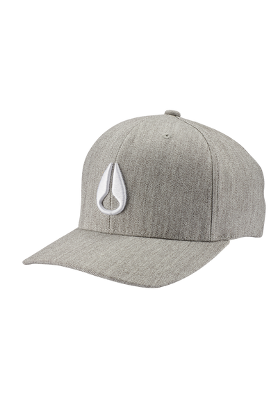 Deep Down Snapback - Heather Gray / White
