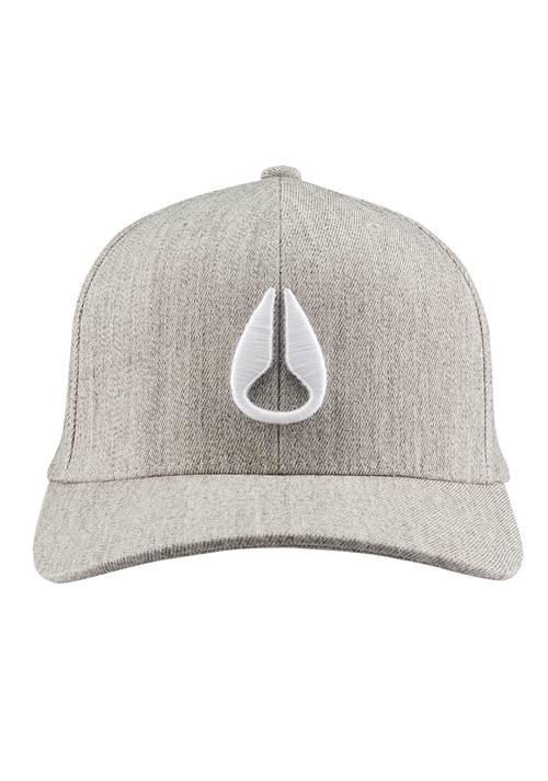 Deep Down Snapback - Heather Gray / White