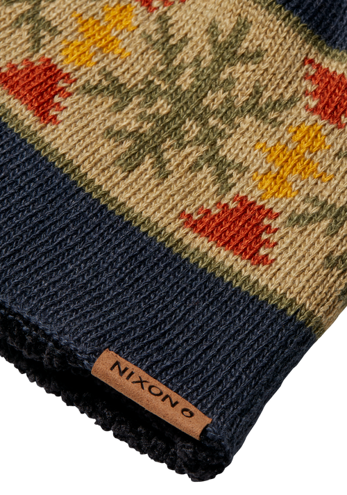 Meister Wool Pom Beanie - Navy / Multi