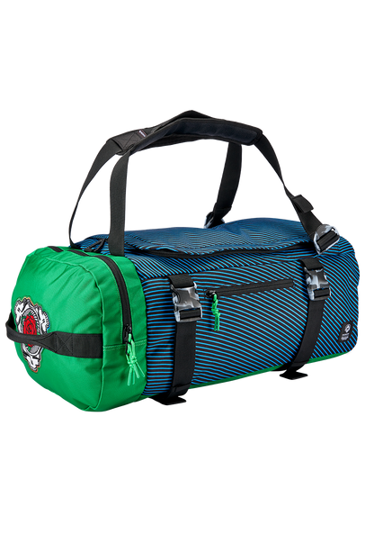 Grateful Dead Escape Duffel 45L - Black / Blue / Green View 4