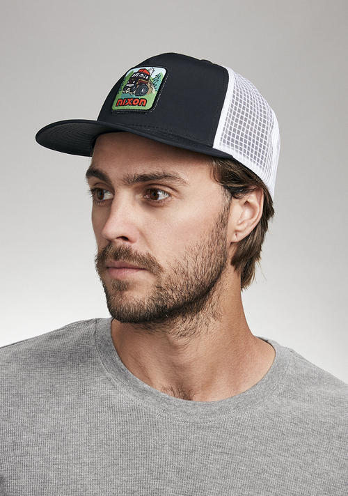 Pack It Out Trucker - Black / White