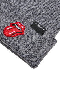 Rolling Stones Beanie - Heather Gray View 2