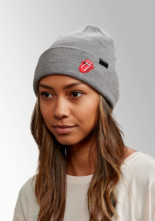 Rolling Stones Beanie - Heather Gray