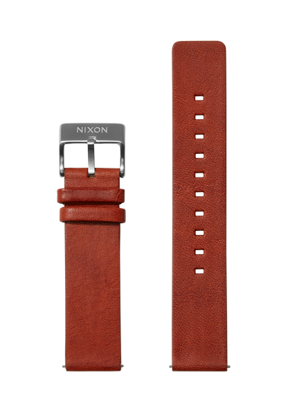 20mm Veg Tanned Leather Band - Brown View 1