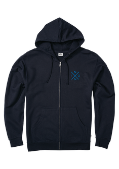 Spot Full Zip Hoodie - Navy